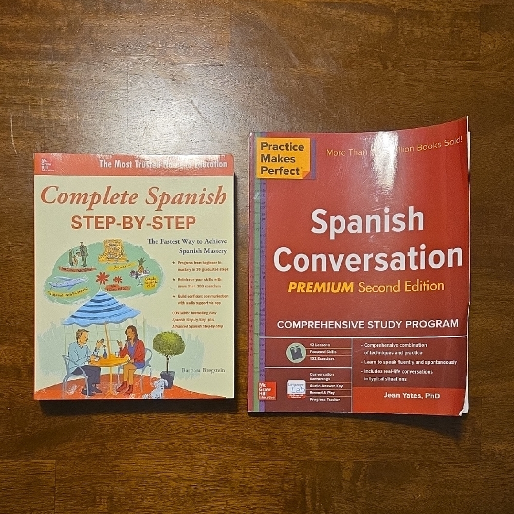 Complete Spanish Step-by-Step and Spanish Conversation Books